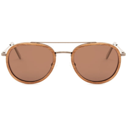 O'Hara - Metal & Wood Sunglasses