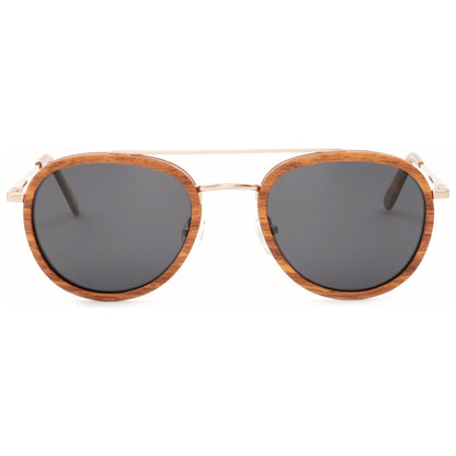 O'Hara - Metal & Wood Sunglasses