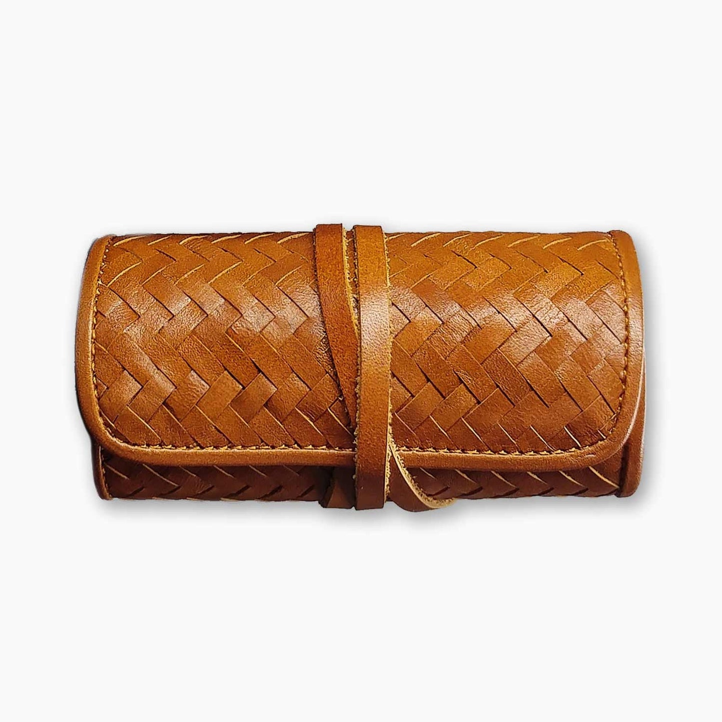 Herringbone Grooming Roll, Tan