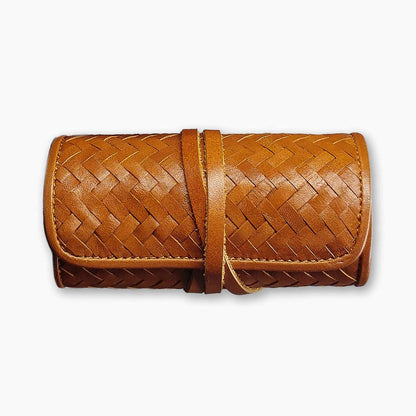 Herringbone Grooming Roll, Tan