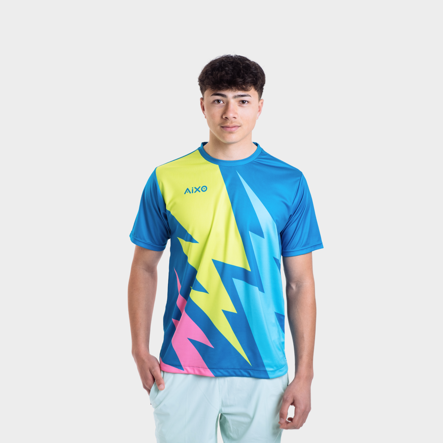 Aixo Bolt T-Shirt Mens (Teal)