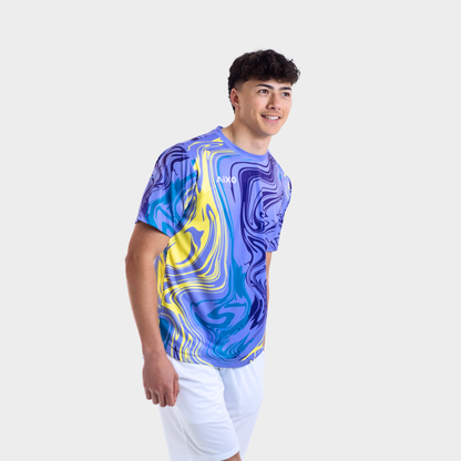 Aixo Chrome Mens T Shirt Graphite