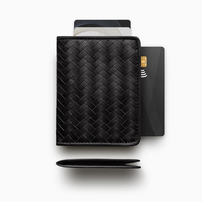 Herringbone Wallet, Black