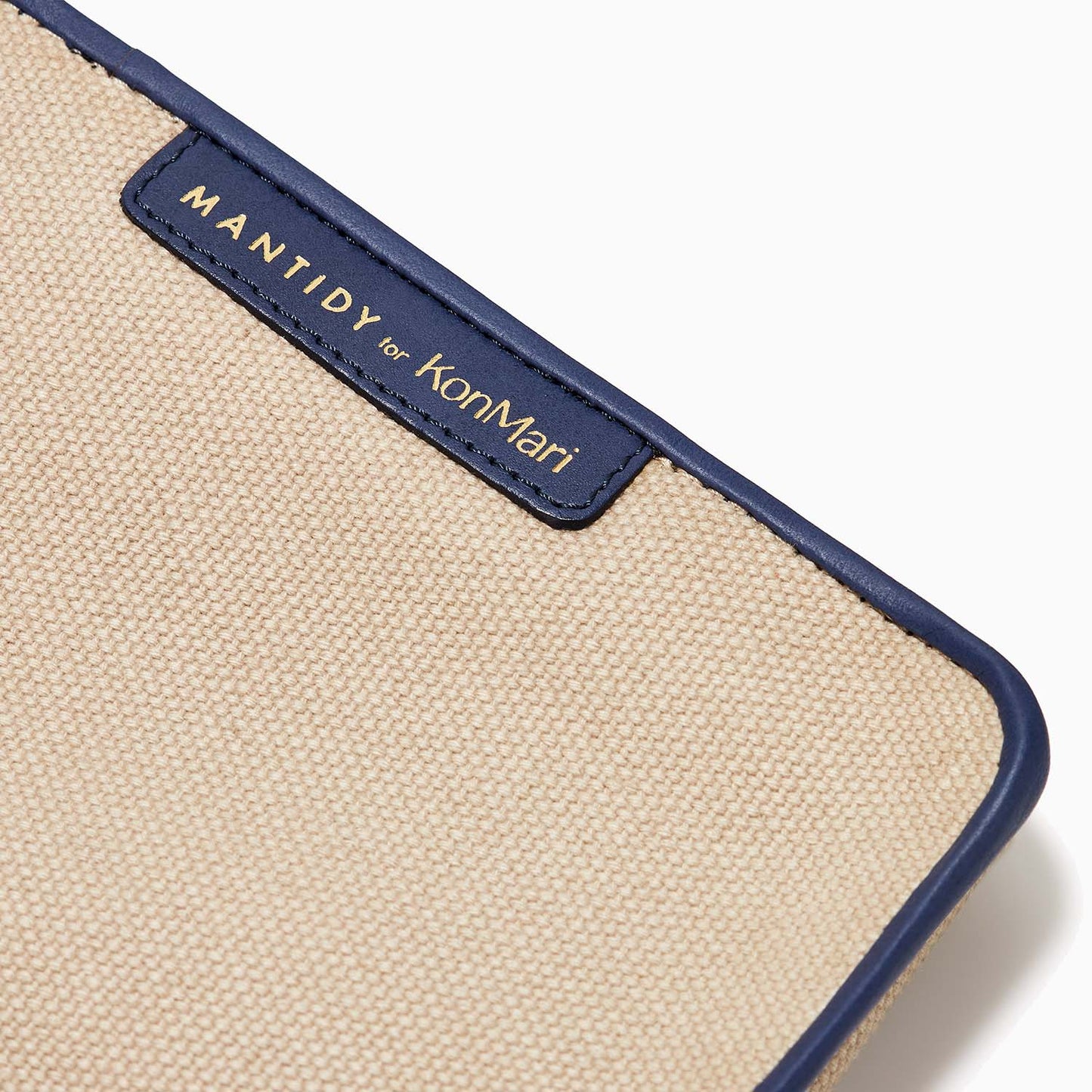 MANTIDY x KONMARI Wash Roll Toiletry Bag, Blue
