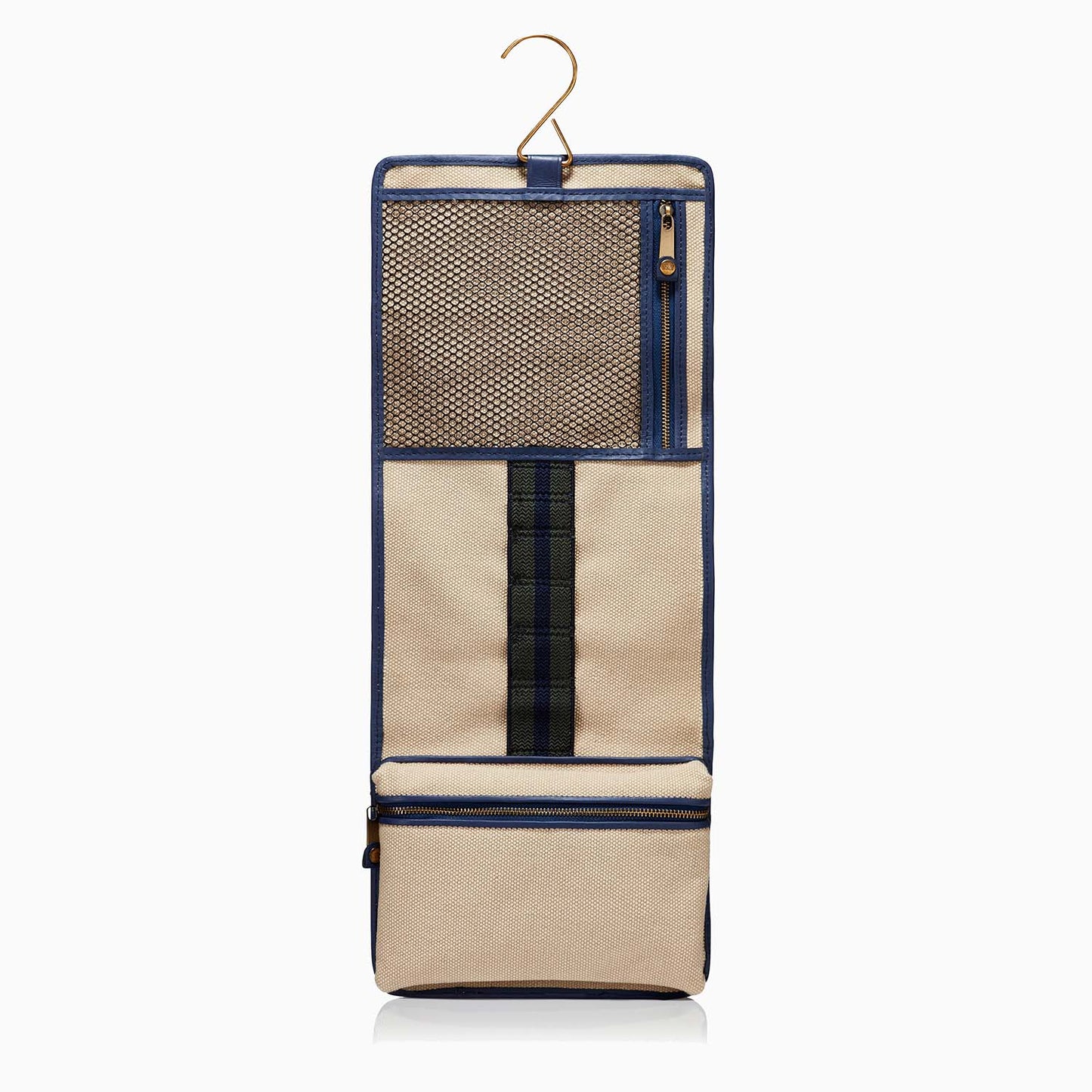 MANTIDY x KONMARI Wash Roll Toiletry Bag, Blue