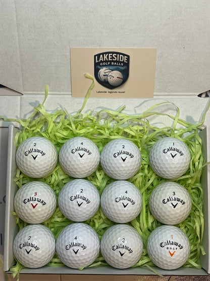 24 Callaway Mix White Golf Balls & Free 24 Delivery