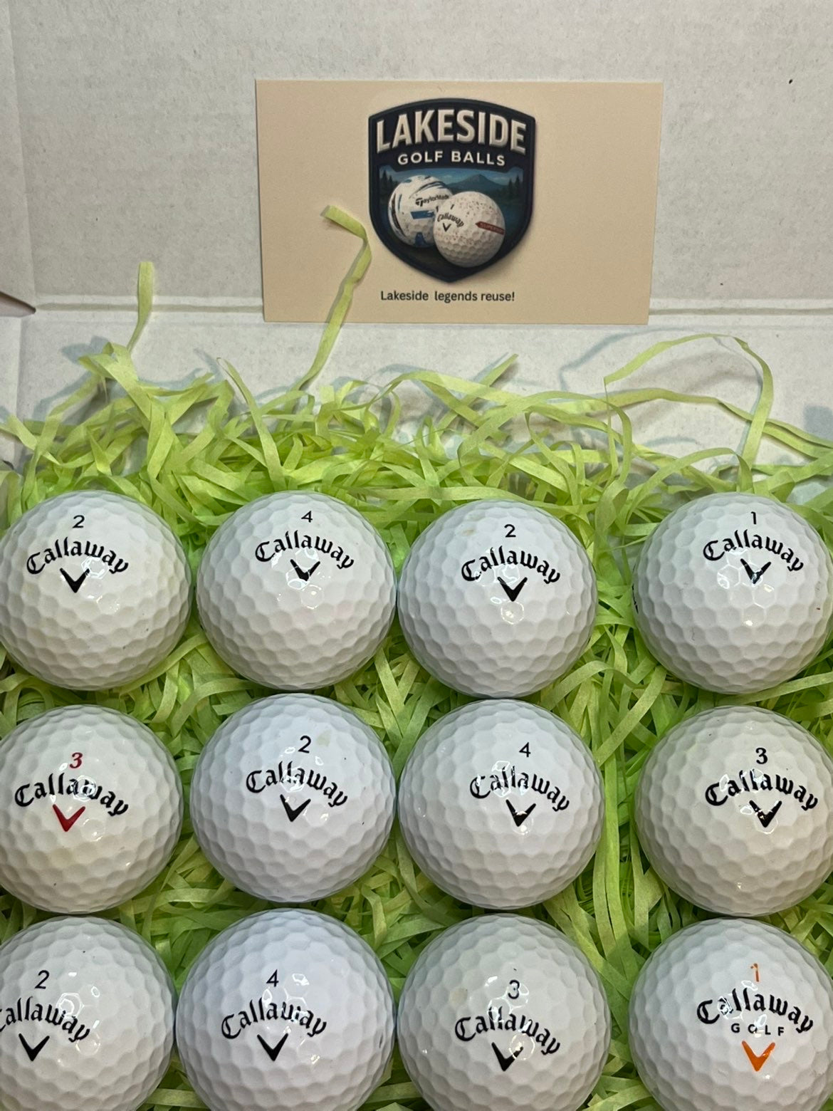 24 Callaway Mix White Golf Balls & Free 24 Delivery