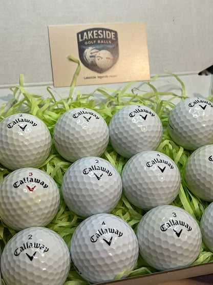 24 Callaway Mix White Golf Balls & Free 24 Delivery