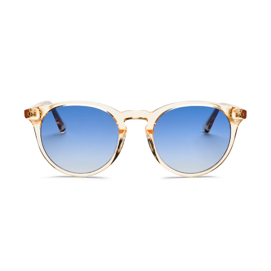 NOUVELLES lunettes de soleil DEPP Champagne Blue par Messy Weekend UK