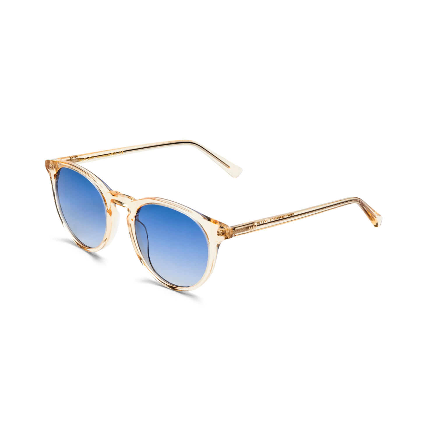 NOUVELLES lunettes de soleil DEPP Champagne Blue par Messy Weekend UK