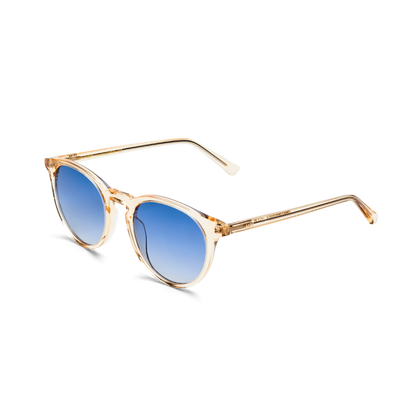 NOUVELLES lunettes de soleil DEPP Champagne Blue par Messy Weekend UK