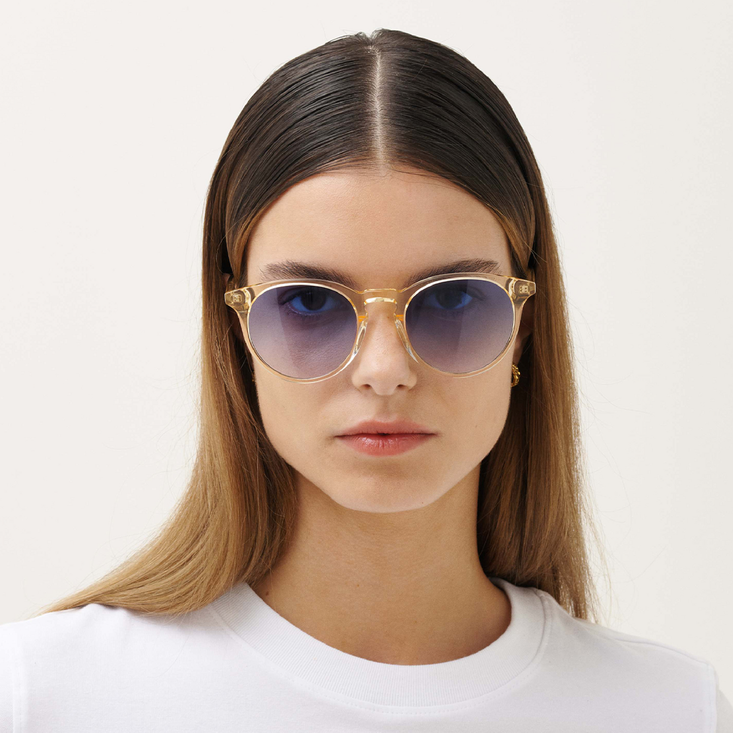 NOUVELLES lunettes de soleil DEPP Champagne Blue par Messy Weekend UK
