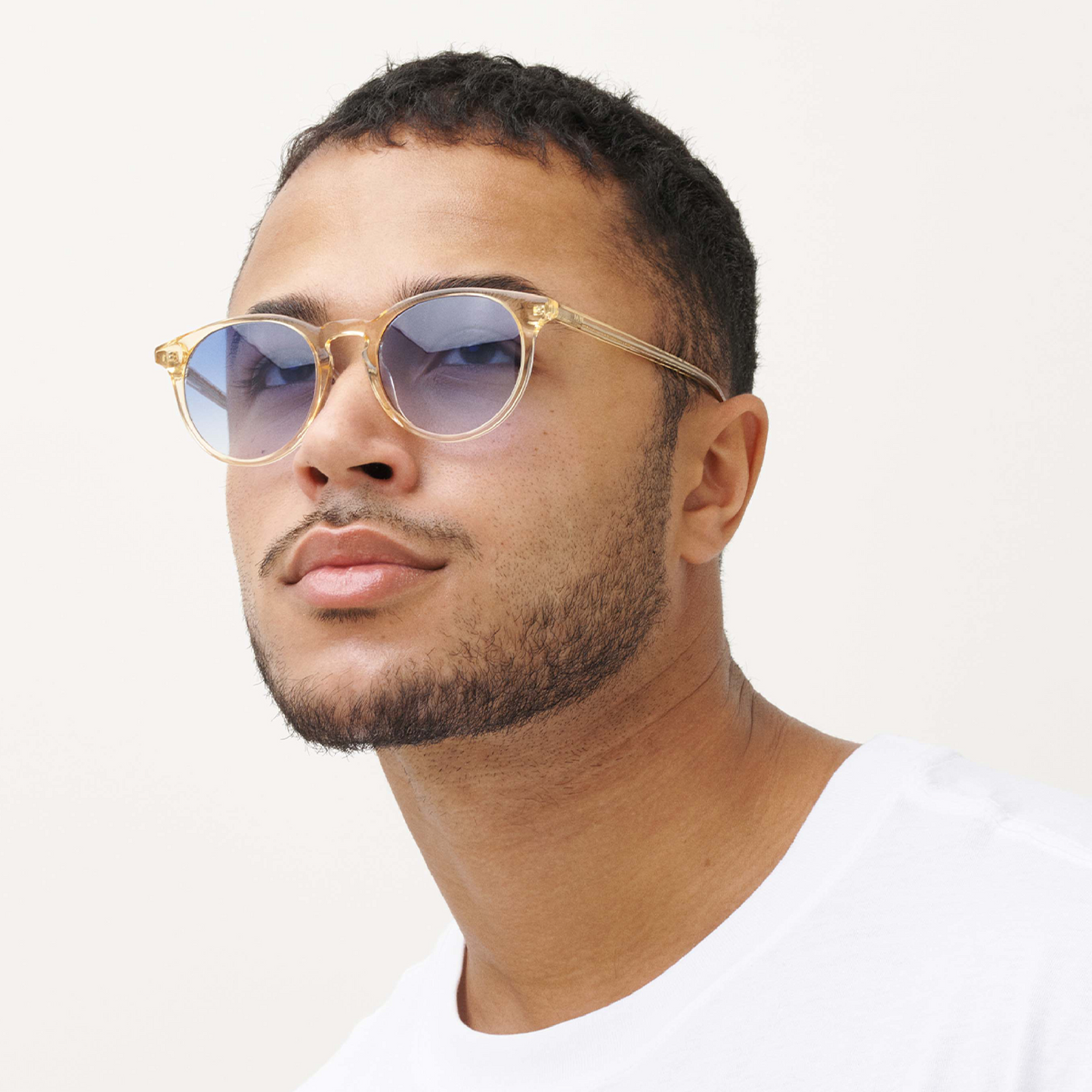 NOUVELLES lunettes de soleil DEPP Champagne Blue par Messy Weekend UK