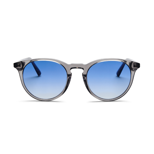 NOUVELLES lunettes de soleil DEPP grises et bleues en cristal par Messy Weekend UK