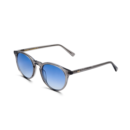 NEW DEPP Grey Crystal Blue Sunglasses by Messy Weekend UK