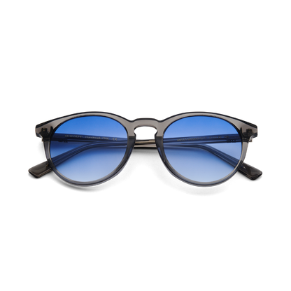 NEW DEPP Grey Crystal Blue Sunglasses by Messy Weekend UK