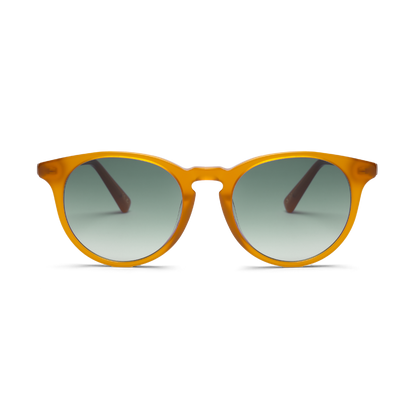 NEW DEPP Amber Green Sunglasses by Messy Weekend