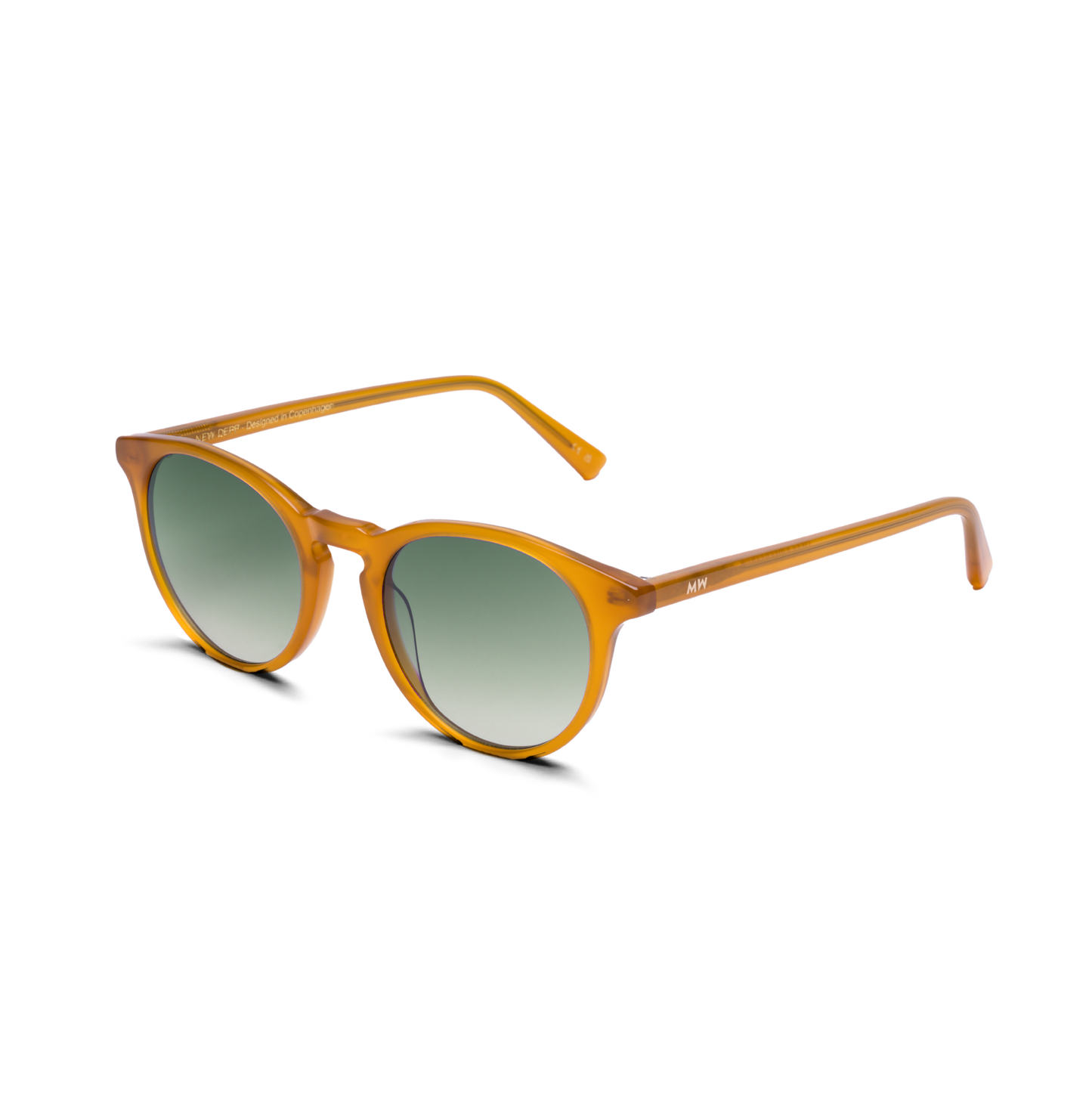 NEW DEPP Amber Green Sunglasses by Messy Weekend