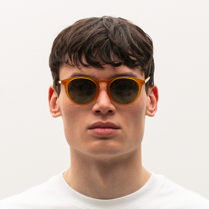 NEW DEPP Amber Green Sunglasses by Messy Weekend