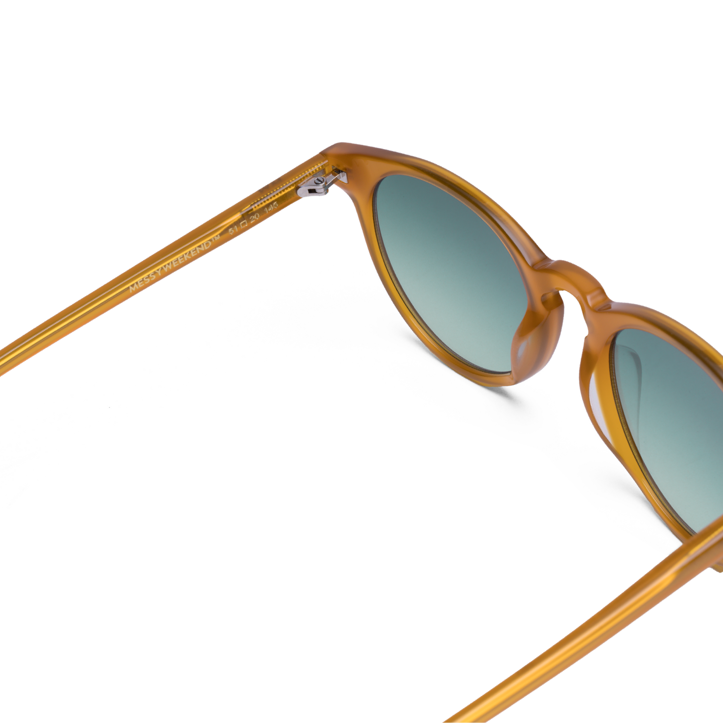 NEW DEPP Amber Green Sunglasses by Messy Weekend