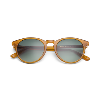 NEW DEPP Amber Green Sunglasses by Messy Weekend