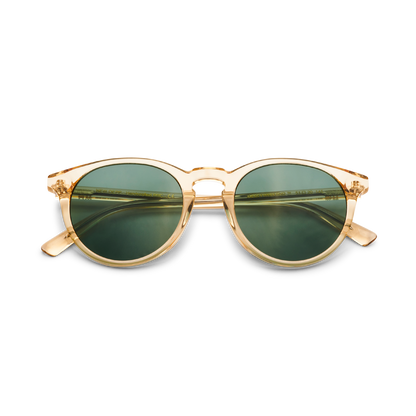 Lunettes de soleil DEPP Champagne Green SMALL par Messy Weekend Livraison gratuite au Royaume-Uni