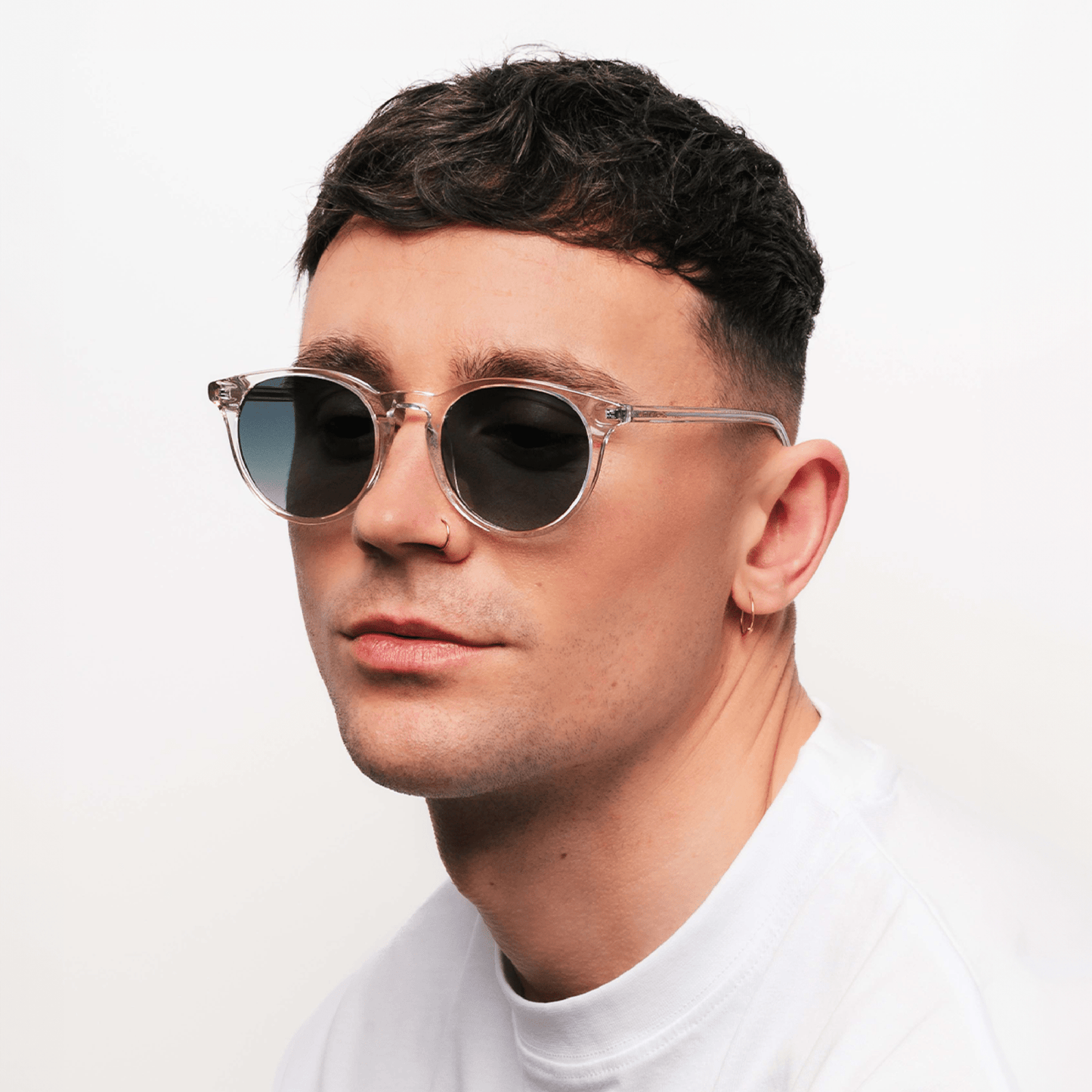 DEPP Crystal Green Sunglasses SMALL by Messy Weekend