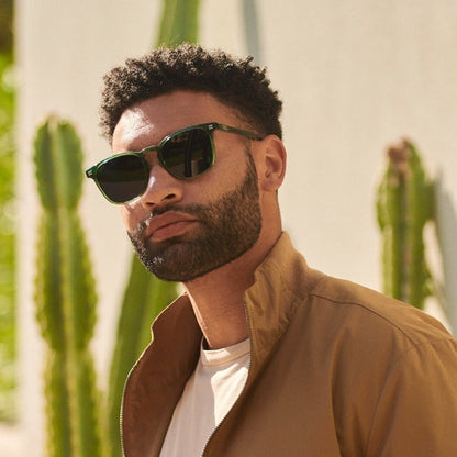 NICK Emerald Green / Black Lens by WMP Eyewear