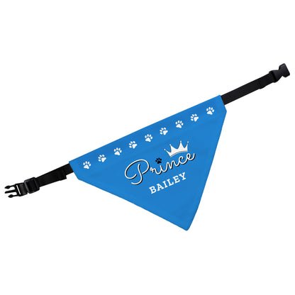 Personalised Prince Dog Bandana