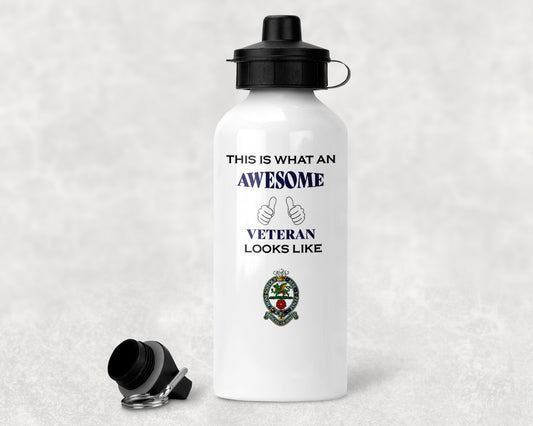 Princess of Wales's Royal Regiment - Veteran - Aluminium Water Bottle