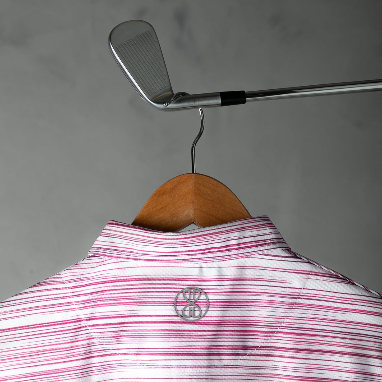 Pink/White Women's Polo Shirt