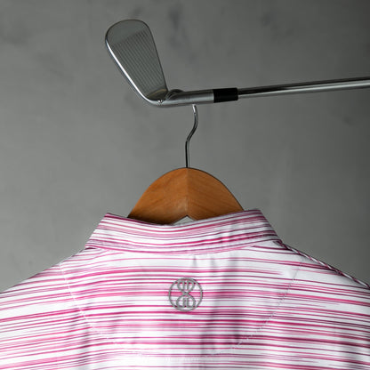 Pink/White Women's Polo Shirt