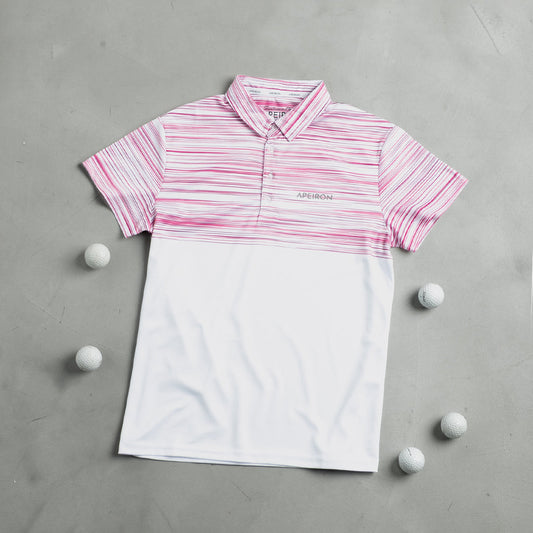 Pink/White Women's Polo Shirt