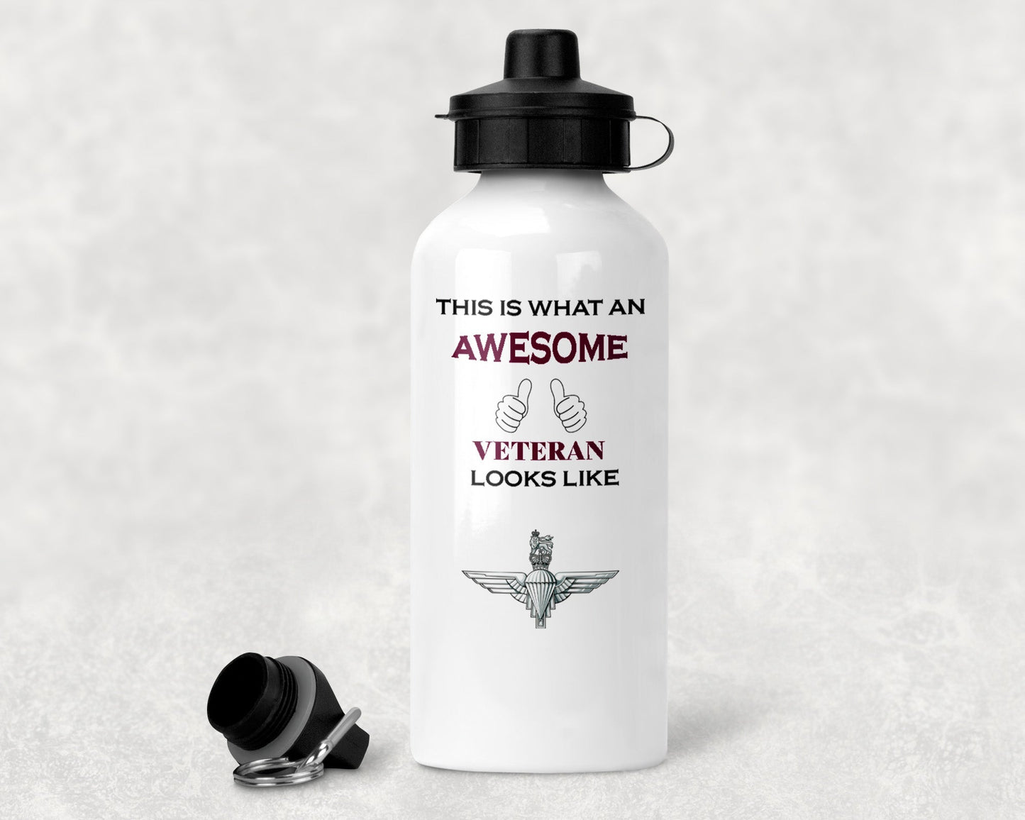 Parachute Regiment - Veteran - Aluminium Water Bottle
