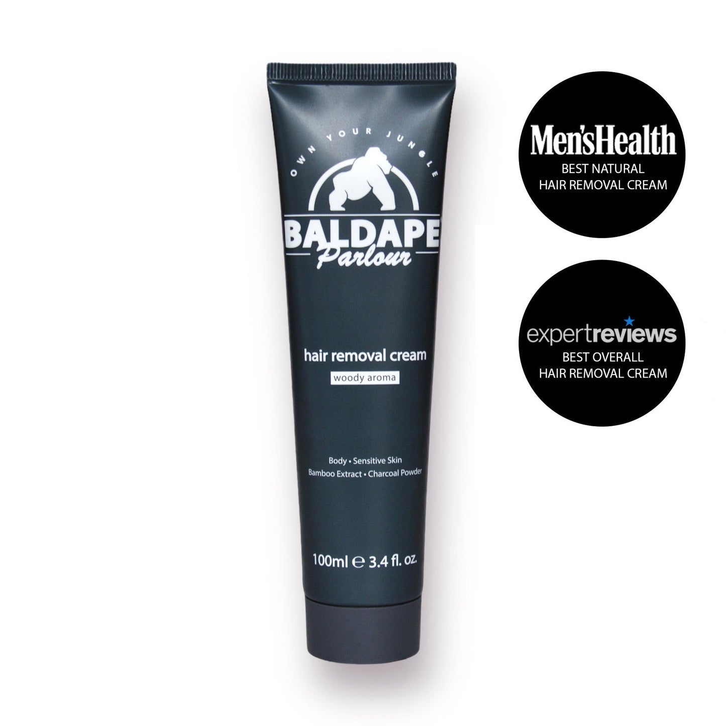 Charcoal Body Hair Removal Cream