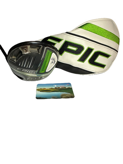 Callaway Epic Max Driver, Headcover and Wrench - Stunning!