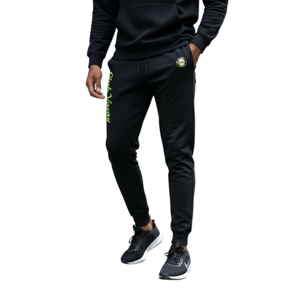 Men's Club Vacay Joggers - Black / Lime