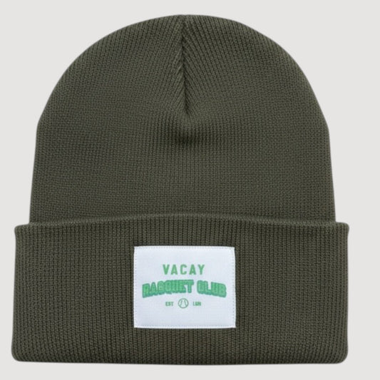 Racquet Club Beanie - Trek Green