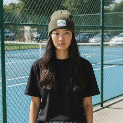 Racquet Club Beanie - Trek Green