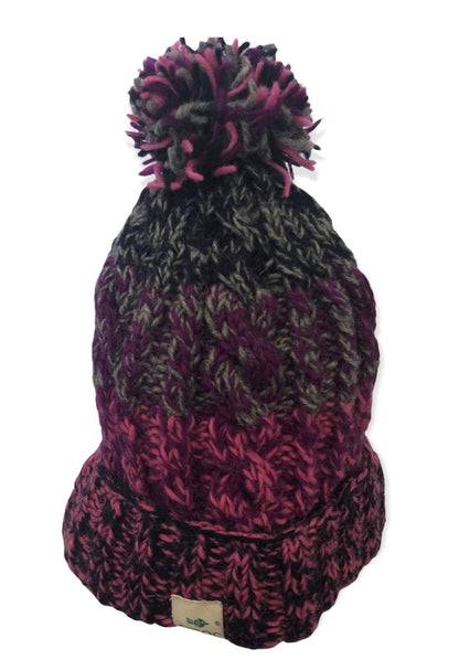 Handmade Chunky Woolly Bobble Hats.
