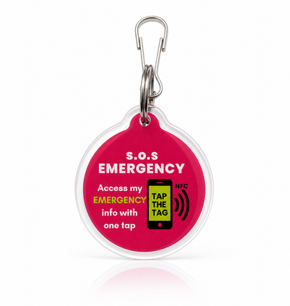 SOS Emergency Tag | NFC Keyring