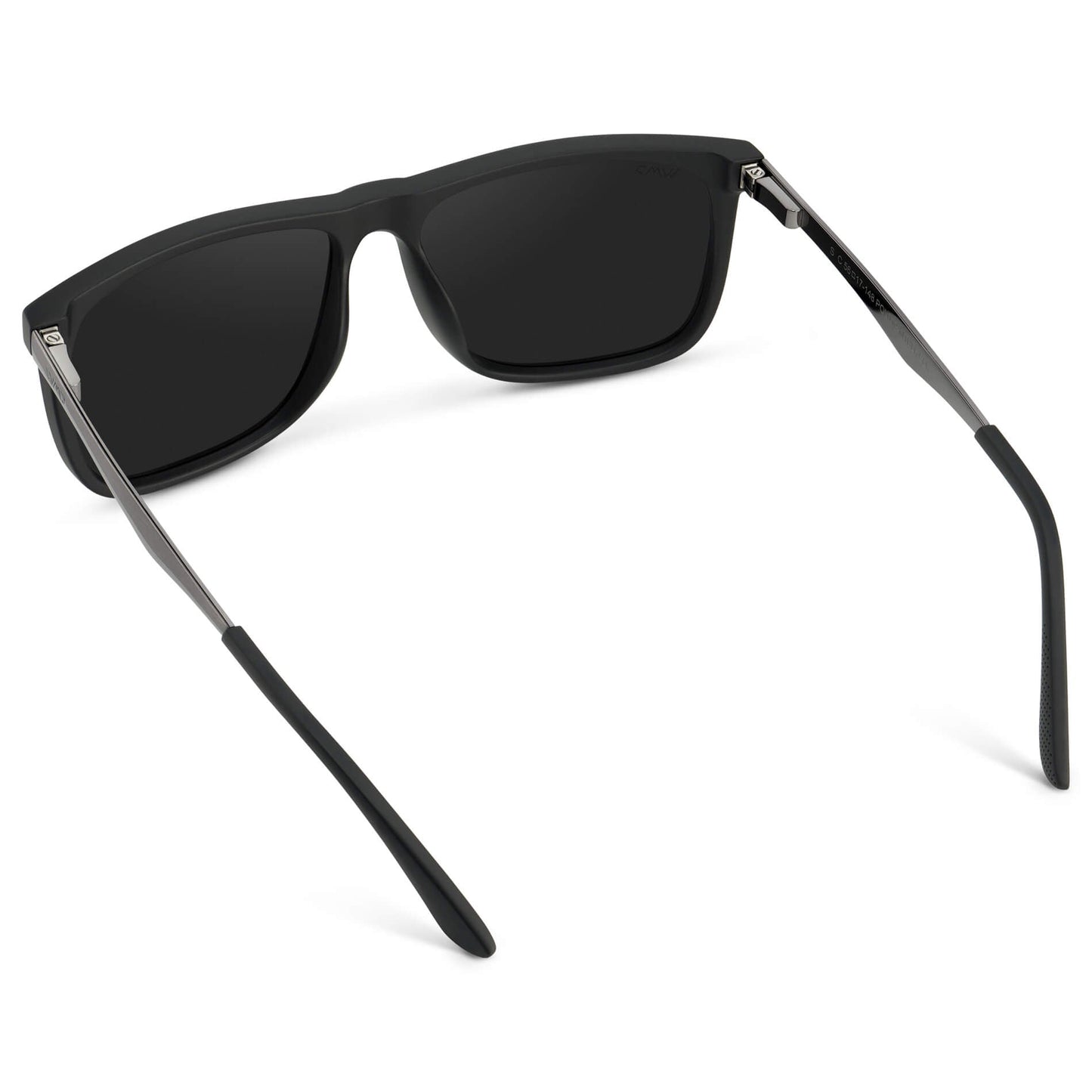 JACOB Rectangular Classic Men's Sunglasses in Jade Black by WMP Eyewear