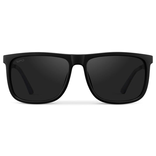 JACOB Rectangular Classic Men's Sunglasses in Jade Black by WMP Eyewear