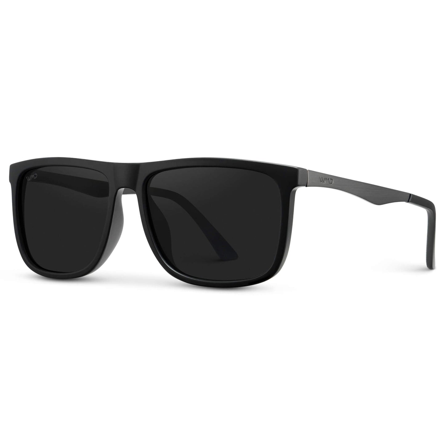 JACOB Rectangular Classic Men's Sunglasses in Jade Black by WMP Eyewear