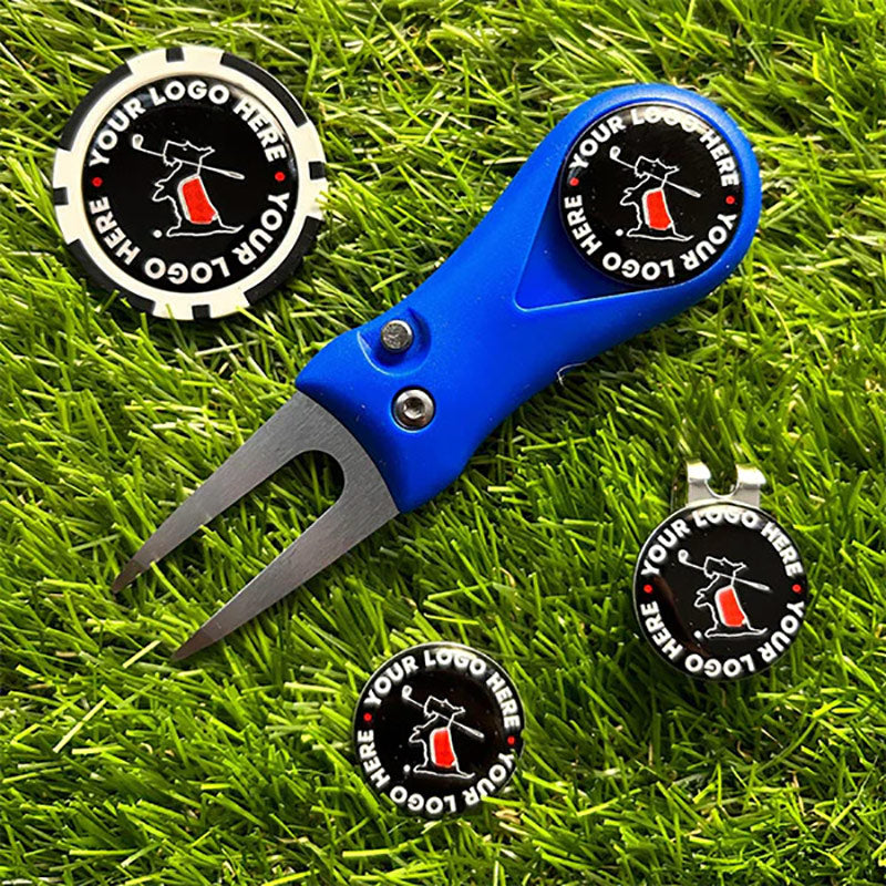 Plastic Pitchfork Combo Set with Poker Chip