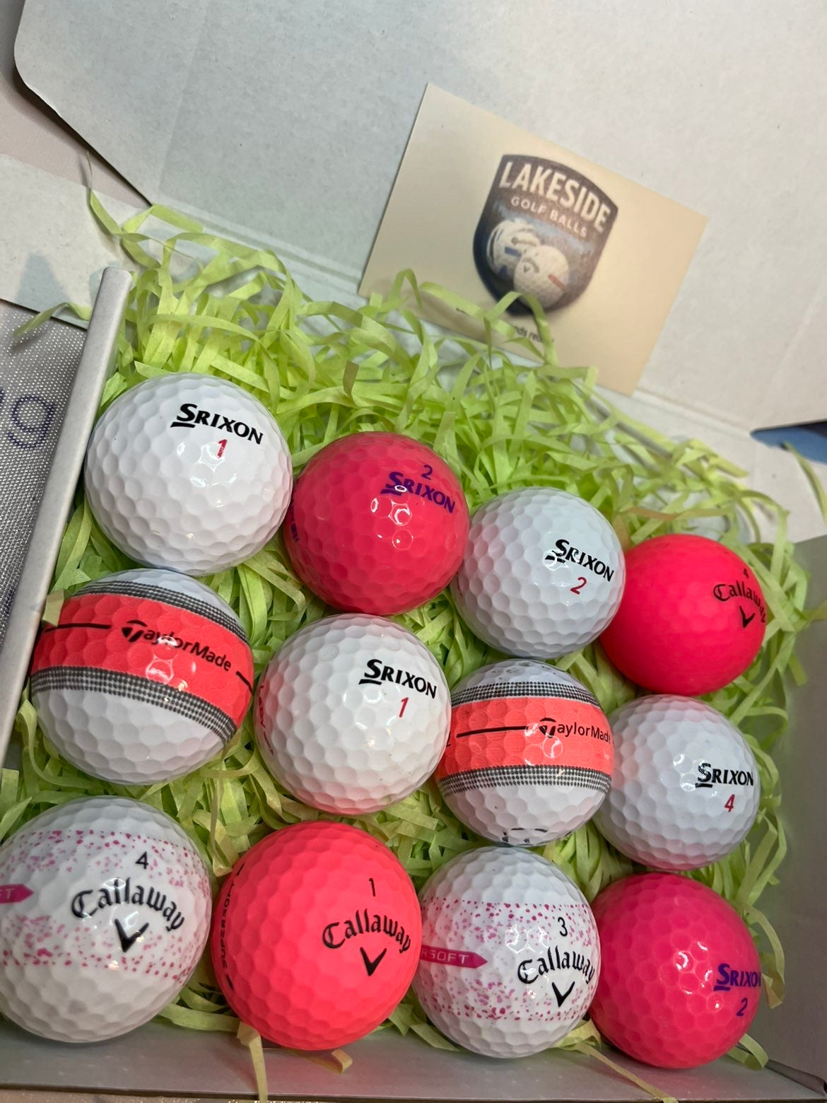12 Ladies Mix Brand Golf balls