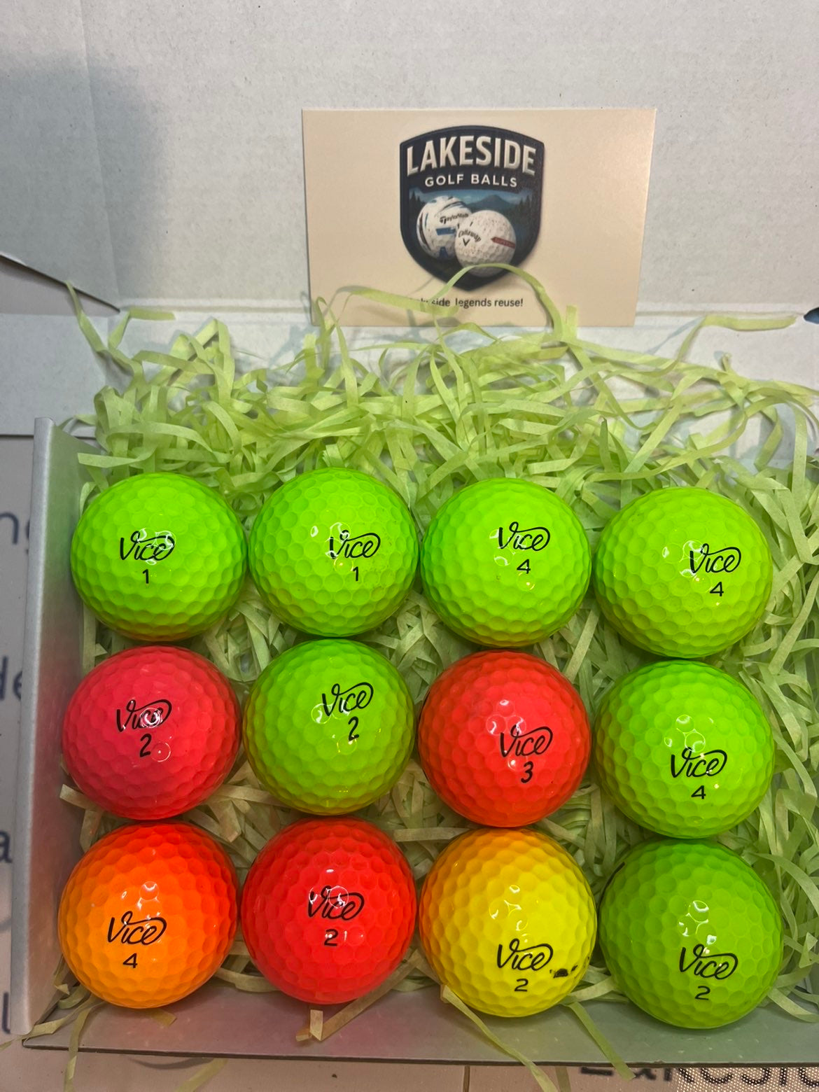 12 Vice Optic Pro Golf balls
