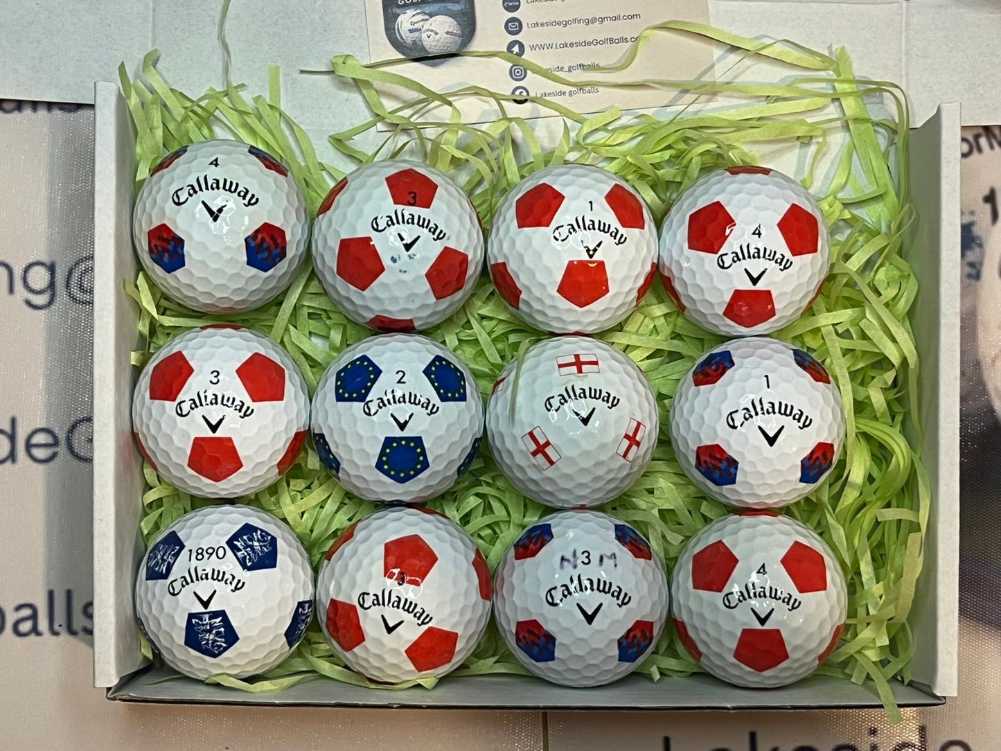 12 Callaway Chrome Soft Mix Truvis Golf balls