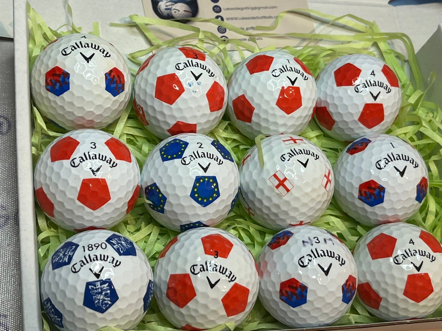 12 Callaway Chrome Soft Mix Truvis Golf balls