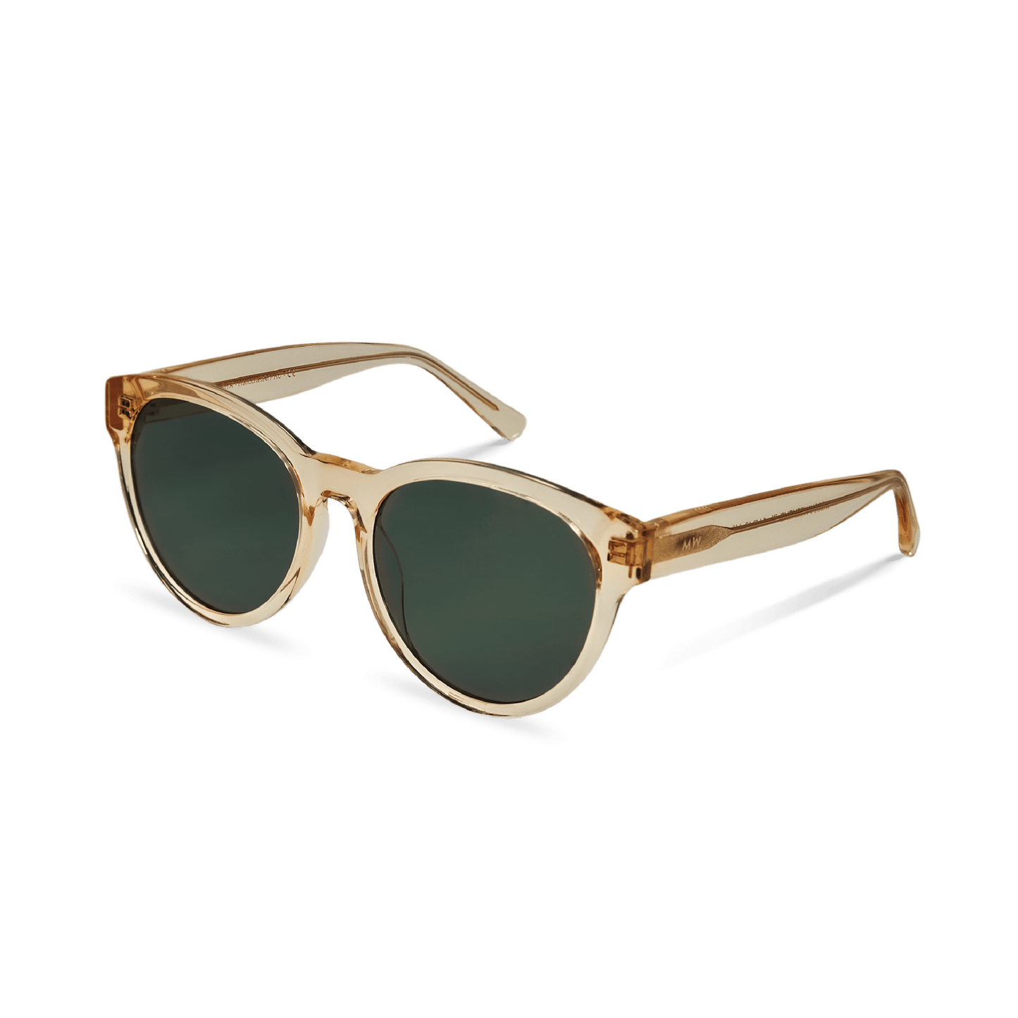 RITA Champagne Green Sunglasses by Messy Weekend